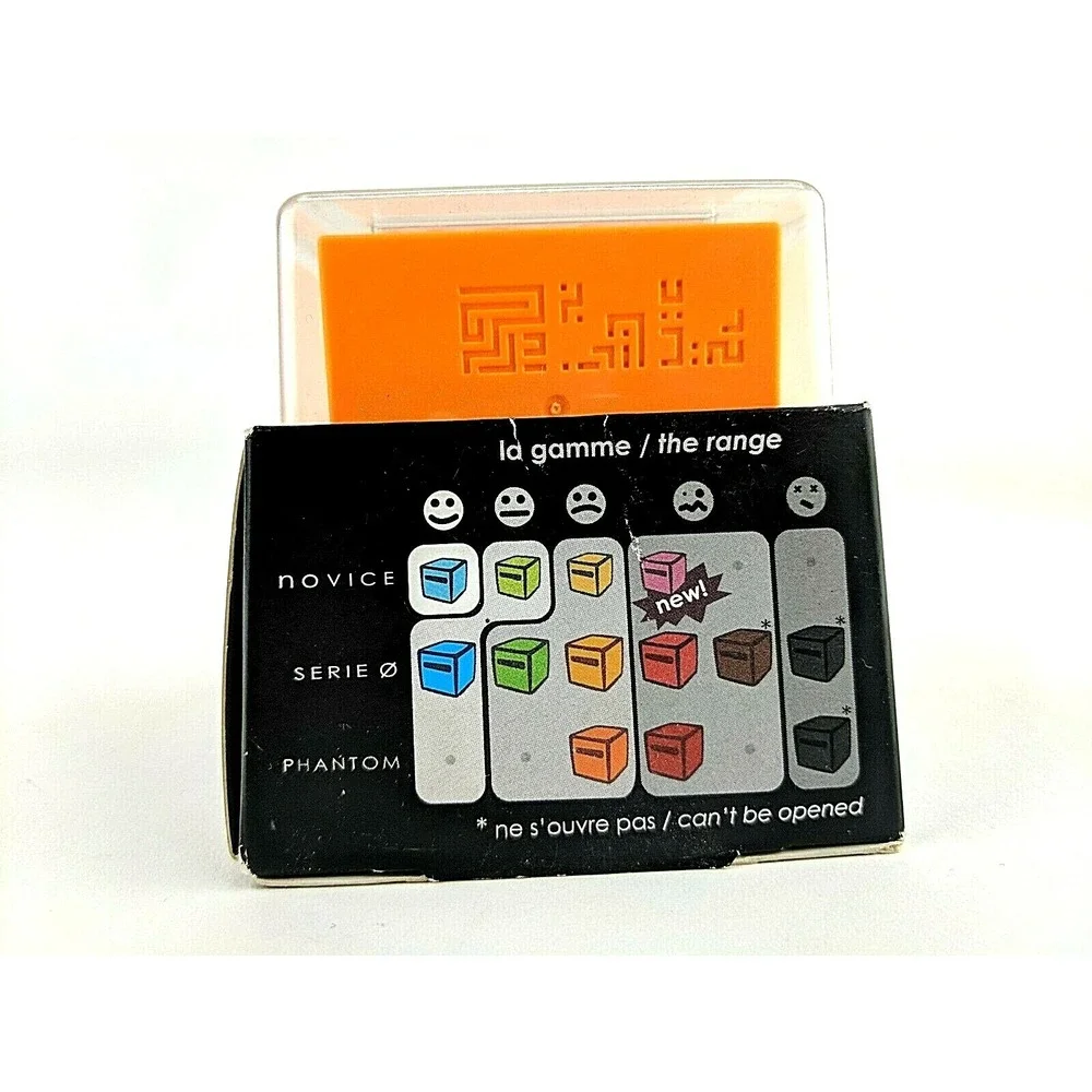 The Original Orange Labyrinth Puzzle Maze Cube Mean 0 Inside 3‎ NEW